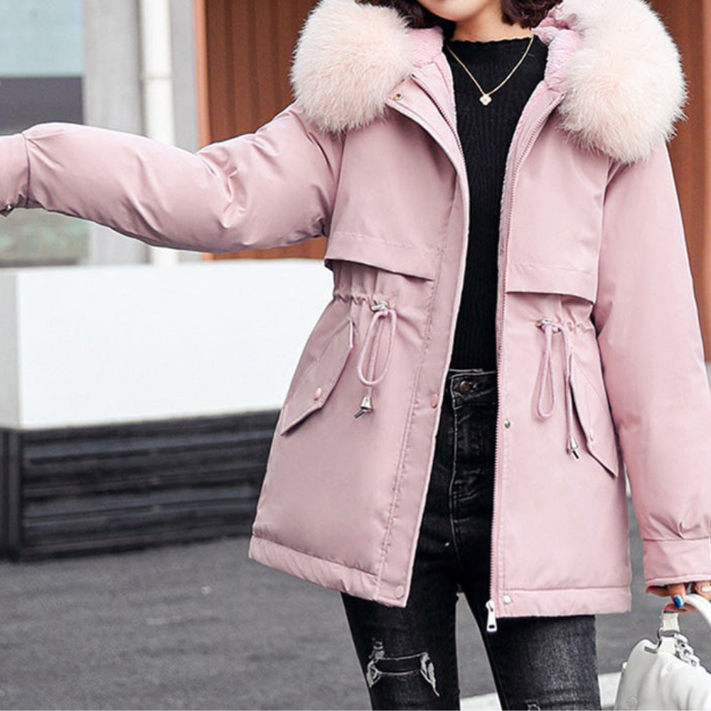 ELERINA | CIEPŁA PARKA Z KAPTUREM