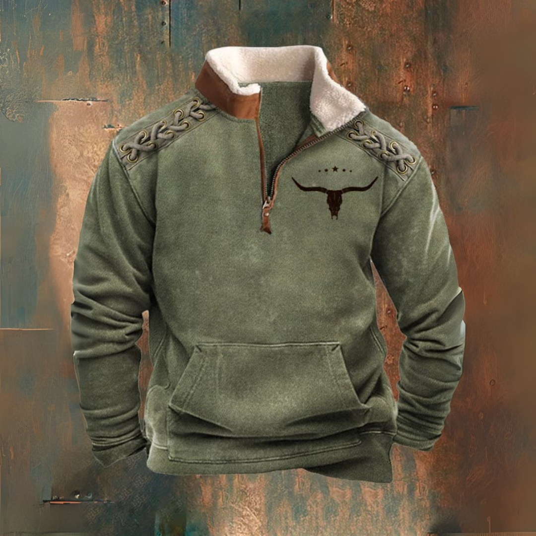 Andrzej — kurtka na jesień i zimę z zamkiem błyskawicznym do połowy