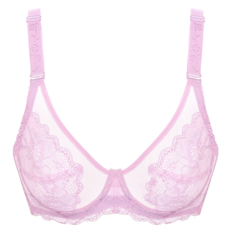 Biustonosz koronkowy z haftem