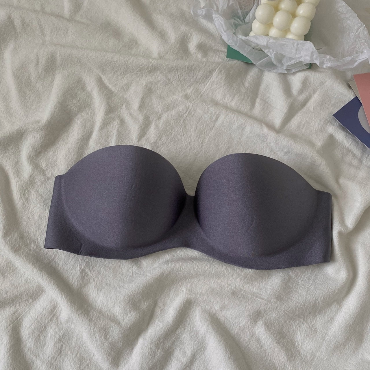 Biustonosz bardotka bez ramiączek