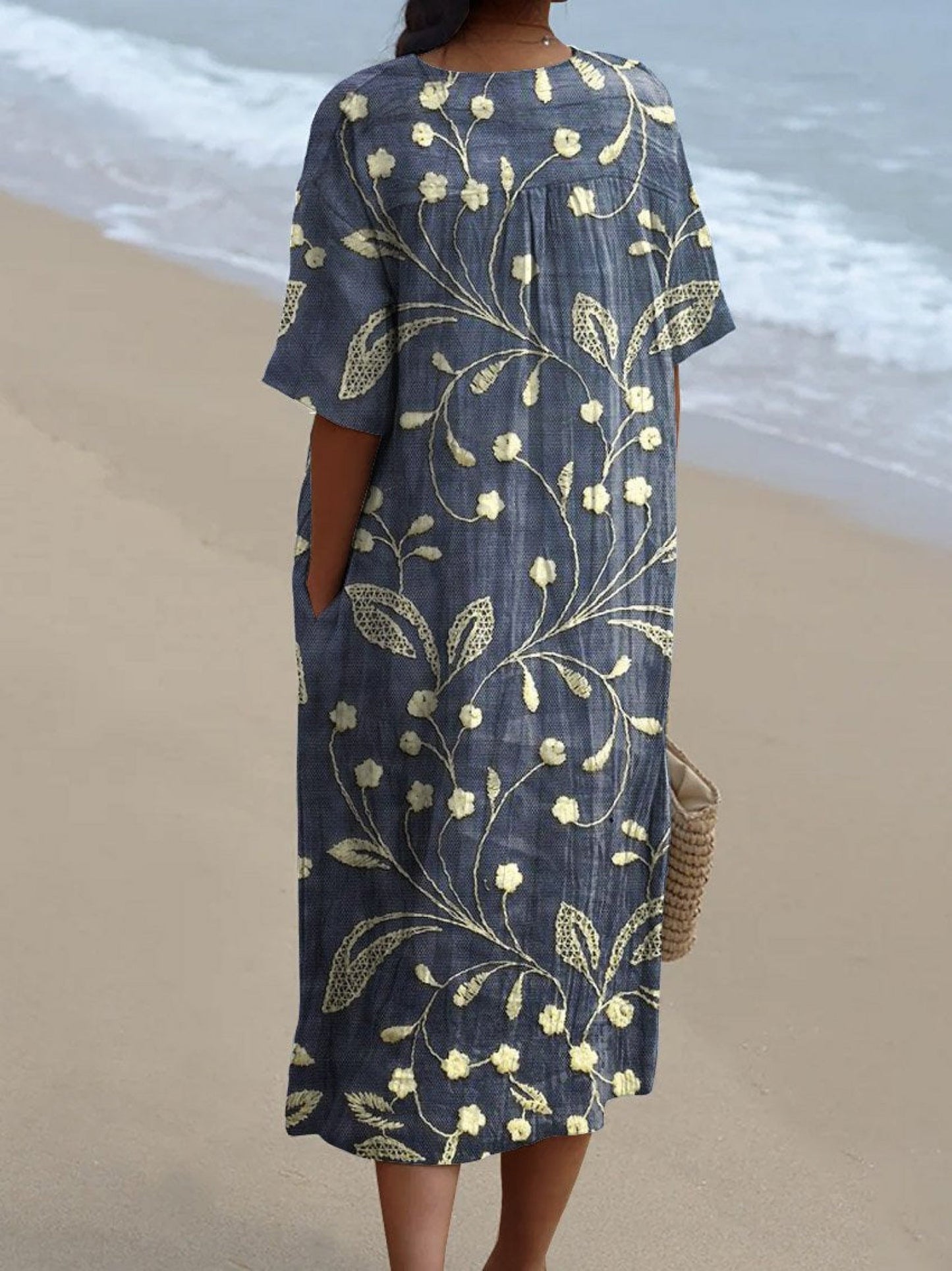 Perlina – Letnia sukienka vintage w kwiaty