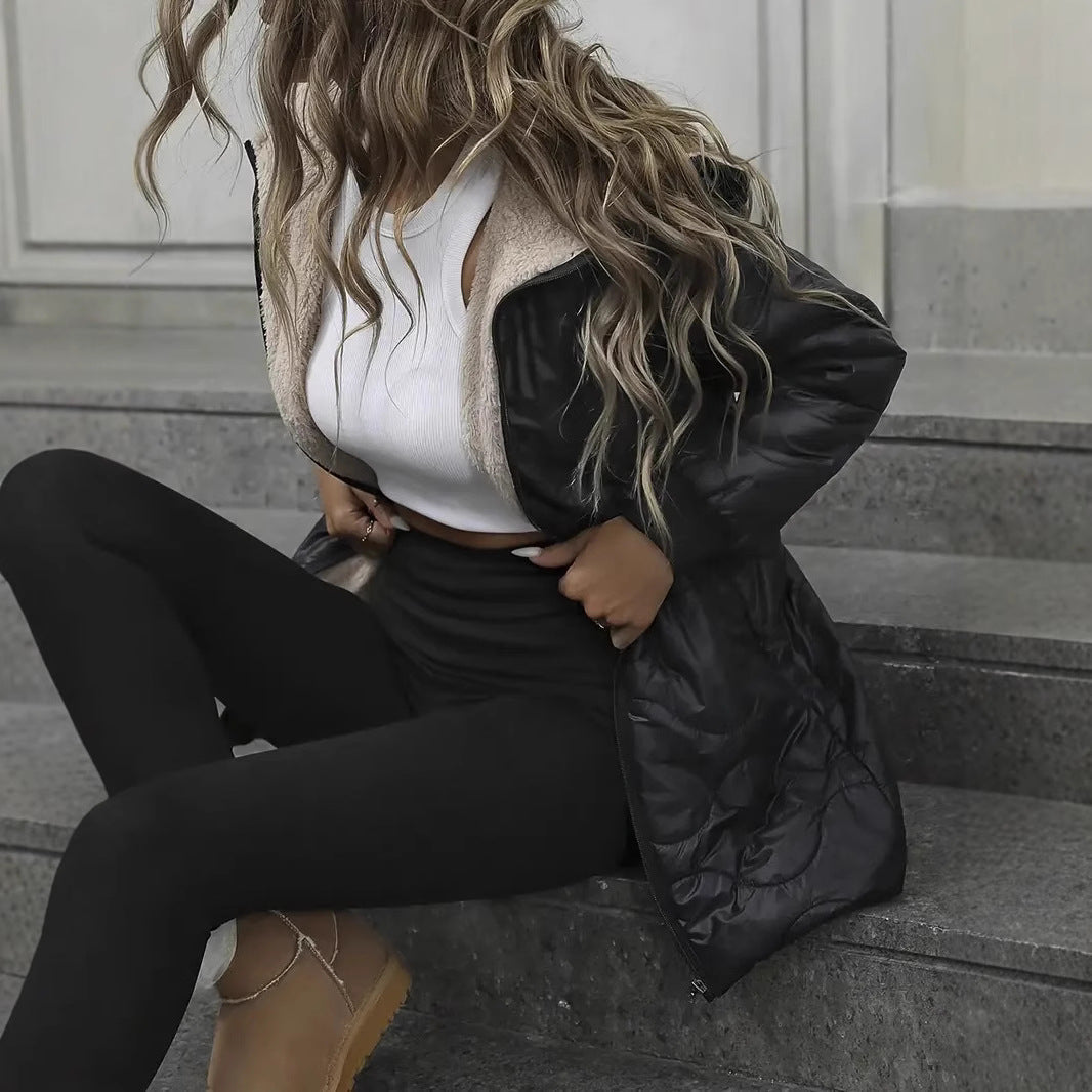 LIDORA | ELEGANCKI LEKKI PŁASZCZ Z PODSZEWKĄ