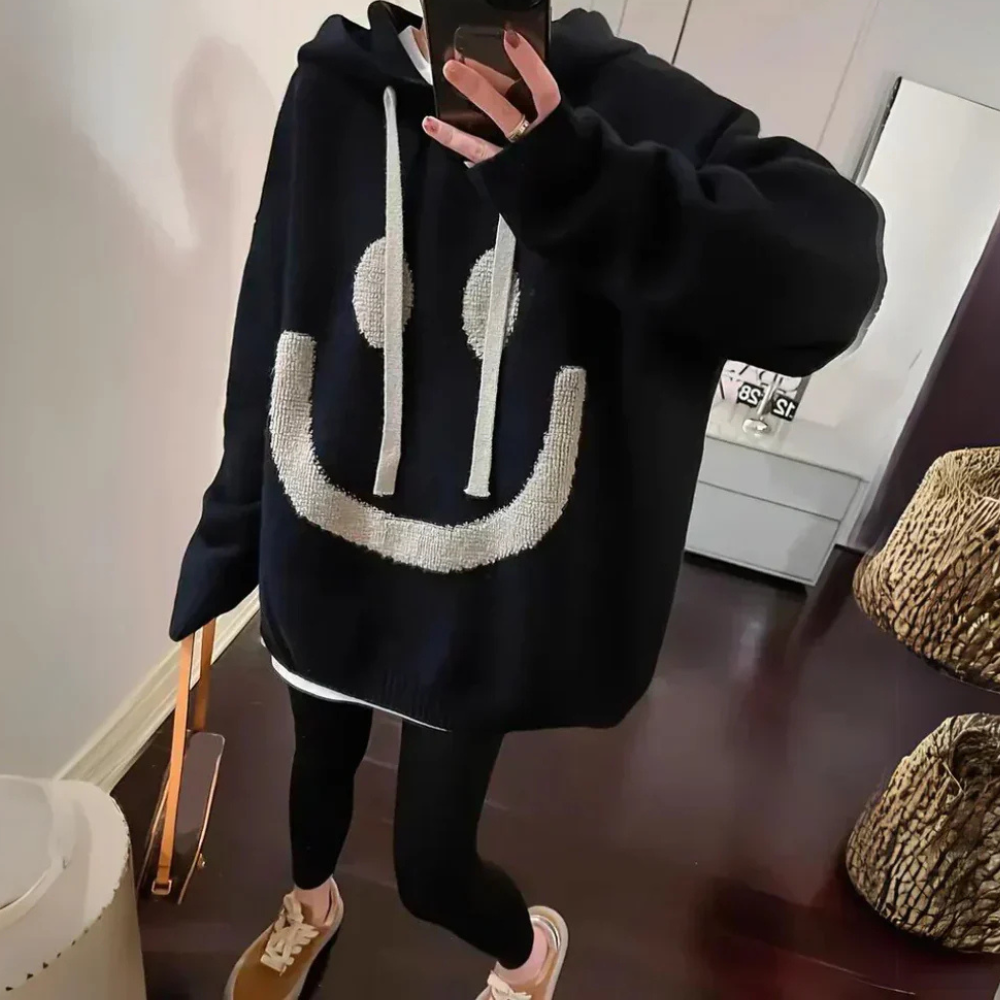 CZESŁAWA | CIEPŁA BLUZA OVERSIZE