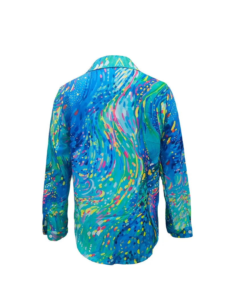 Zefiryna – Abstrakcyjna bluzka akwarelowa