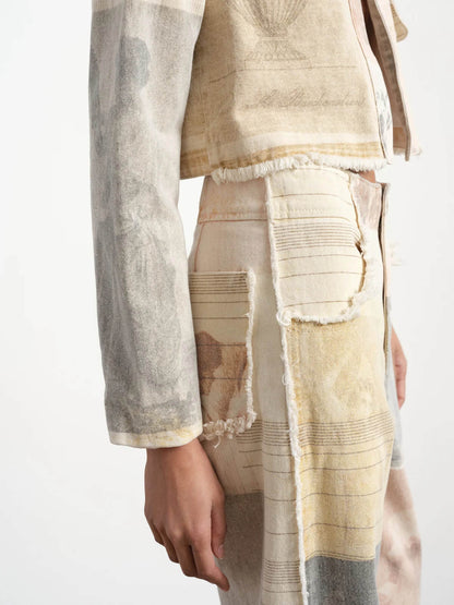 Eustachia – Jeansy z Szerokimi Nogawkami i Wysokim Stanem