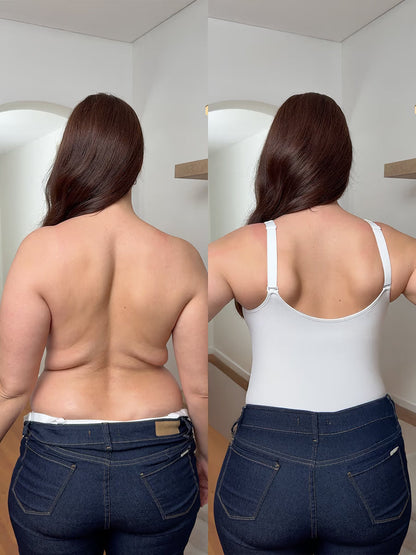 Noelia – Modelująca koszulka z wbudowanym biustonoszem