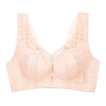 Biustonosz z paskami na dekolcie