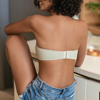 Gładki biustonosz bez ramiączek