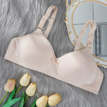 Biustonosz PushUP w ozdobne paski