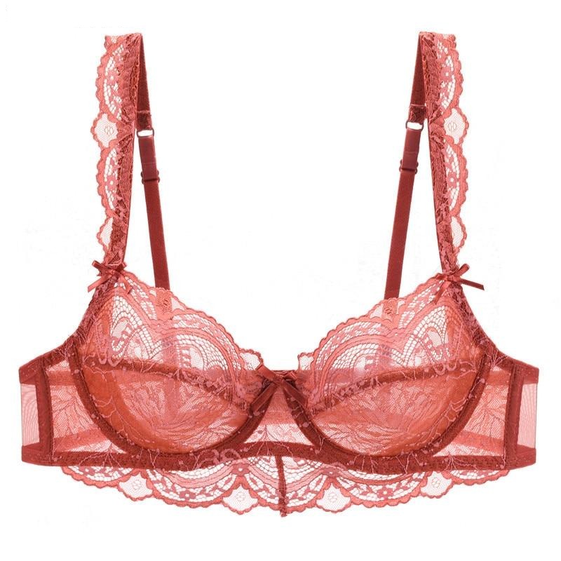 Biustonosz koronkowy z ozdobnymi ramiączkami