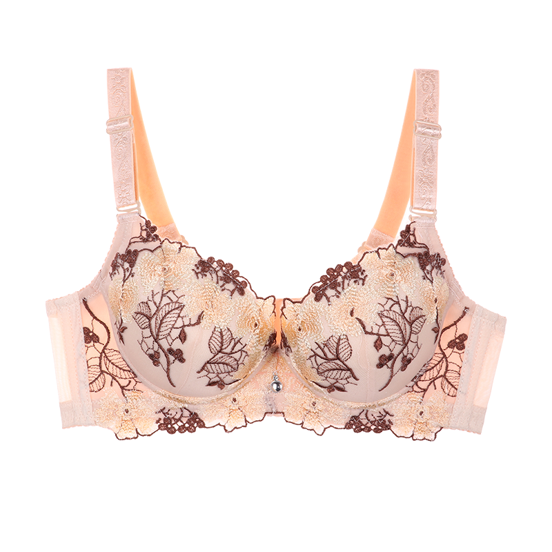 Biustonosz z ozdobnym haftem