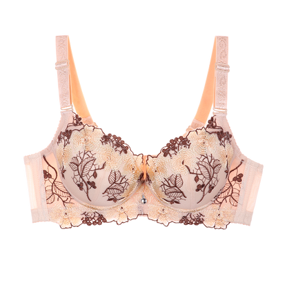 Biustonosz z ozdobnym haftem