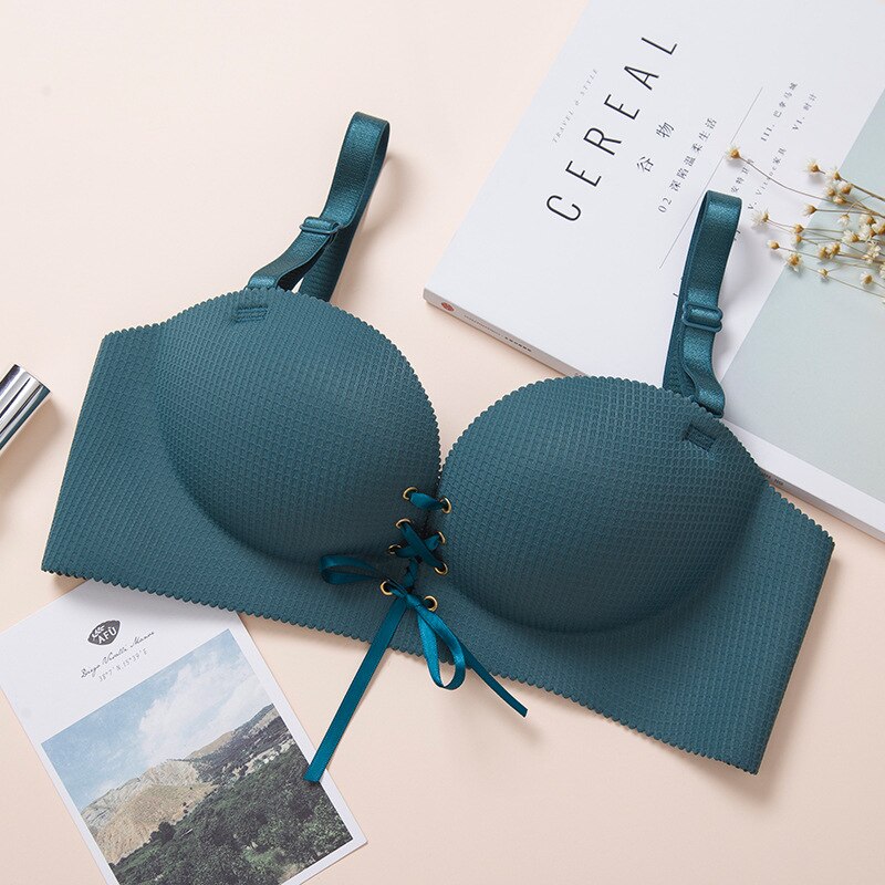 Biustonosz PushUP z wiązaniem