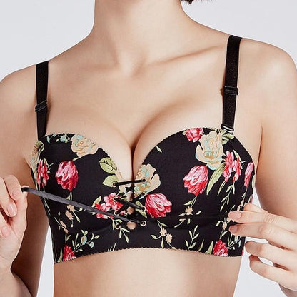 Biustonosz PushUP z nadrukiem