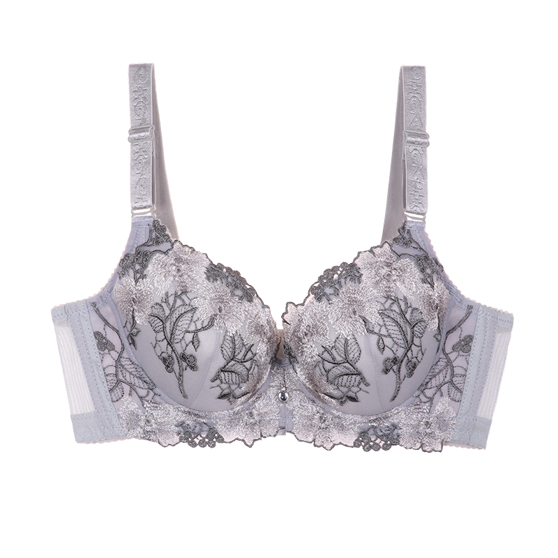 Biustonosz z ozdobnym haftem