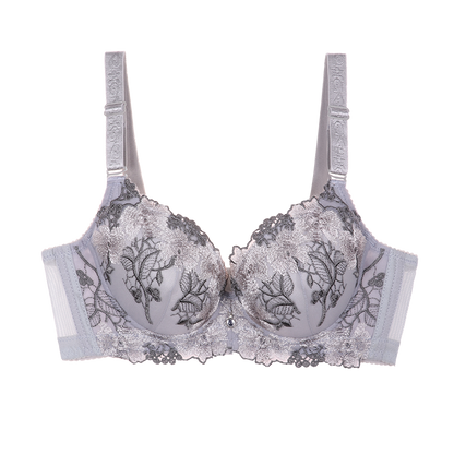 Biustonosz z ozdobnym haftem