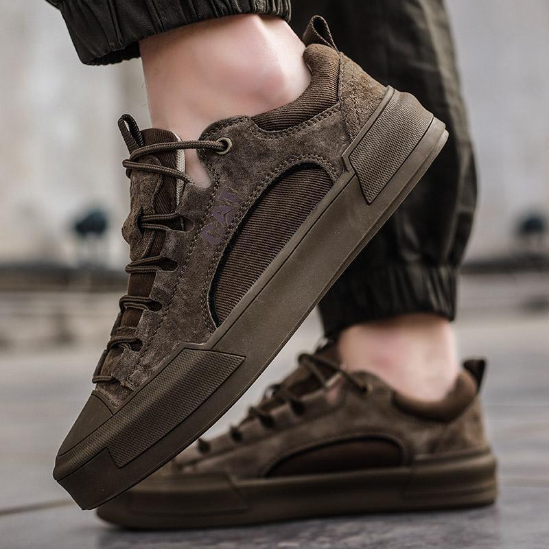 Ignacy - Skórzane trampki