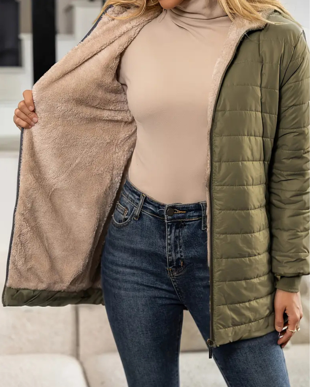 Anna | Ocieplana komfortowa kurtka zimowa