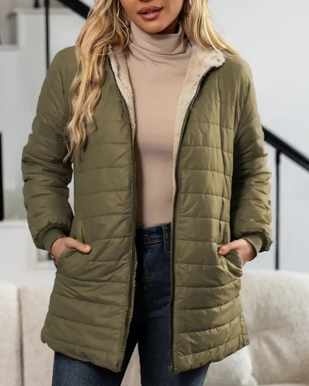 Anna | Ocieplana komfortowa kurtka zimowa