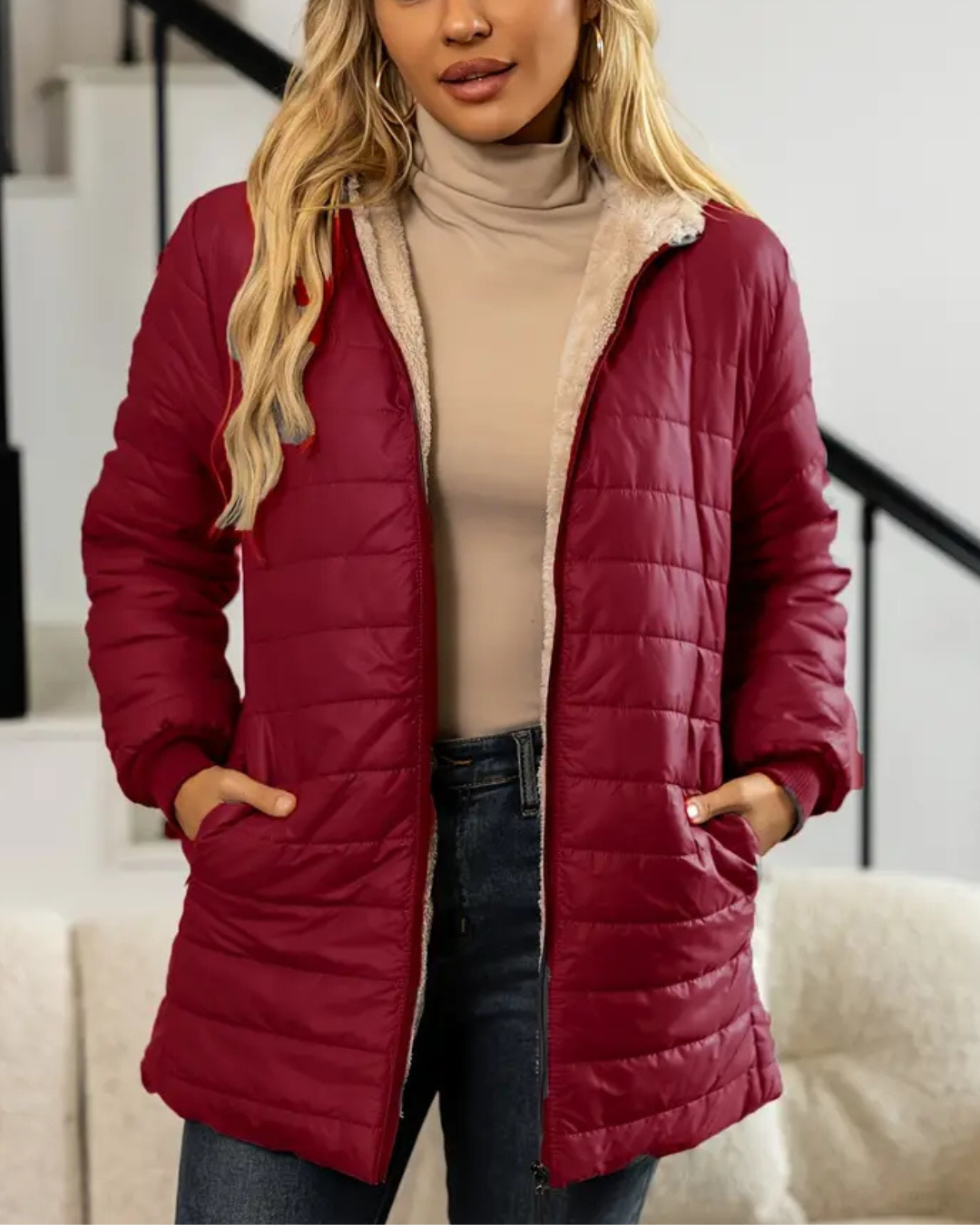 Anna | Ocieplana komfortowa kurtka zimowa