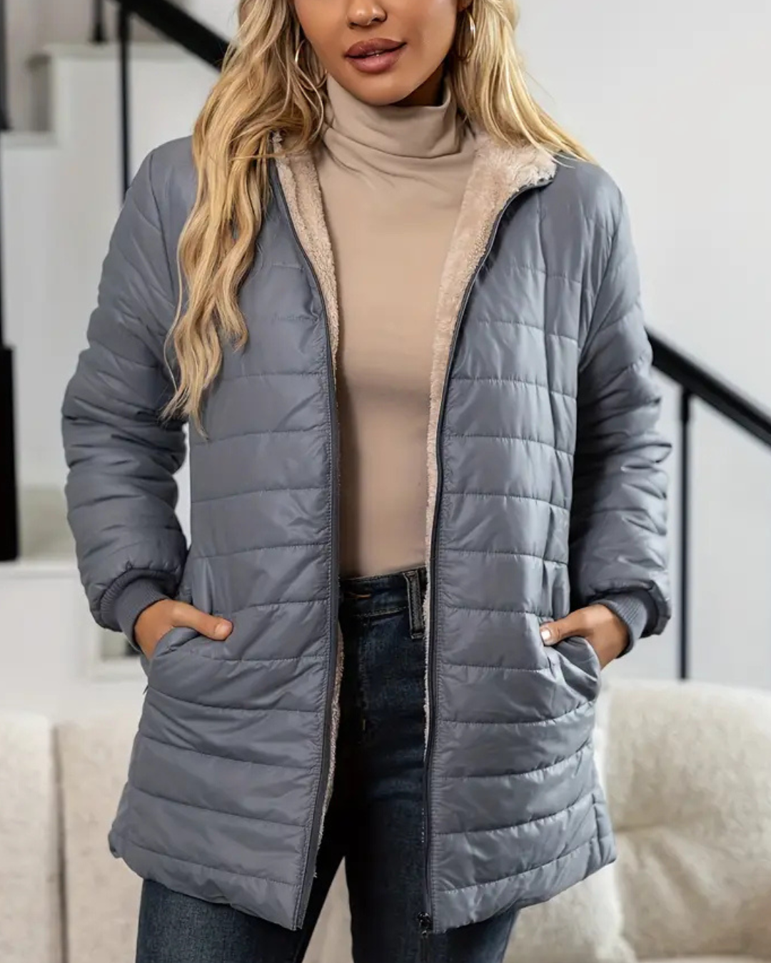 Anna | Ocieplana komfortowa kurtka zimowa