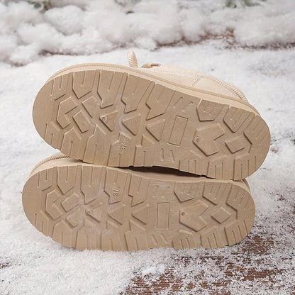 Lena - Botki zimowe na grubej podeszwie