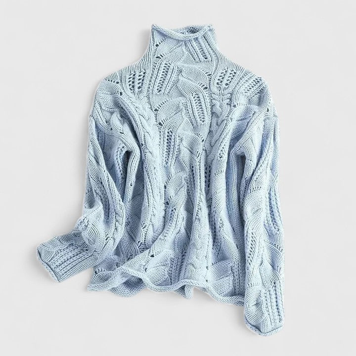 GUSTAWA | CIEPŁY WEŁNIANY SWETER NA ZIMĘ