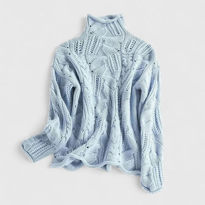 GUSTAWA | CIEPŁY WEŁNIANY SWETER NA ZIMĘ