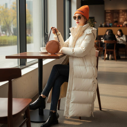 Arctica Premium Długa Kurtka Puchowa